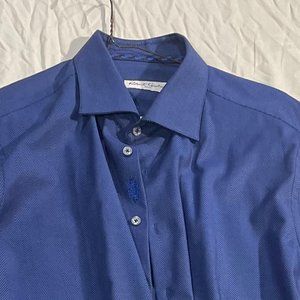 Robert Graham navy blue Dress Shirt